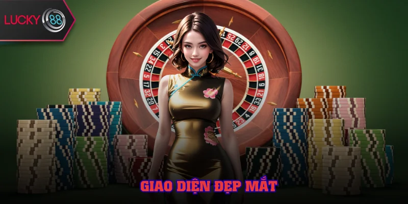 Giao diện chơi game Lucky88 đẹp mắt