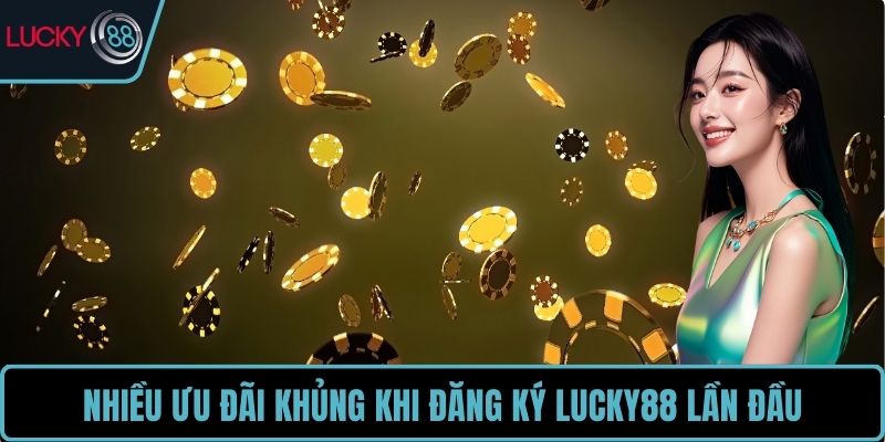 Nhiều ưu đãi khủng khi đăng ký LUCKY88 lần đầu